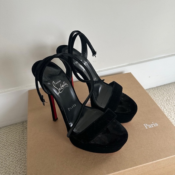 Christian Louboutin LOUBI QUEEN ALTA 150 VELVET - Picture 4 of 8